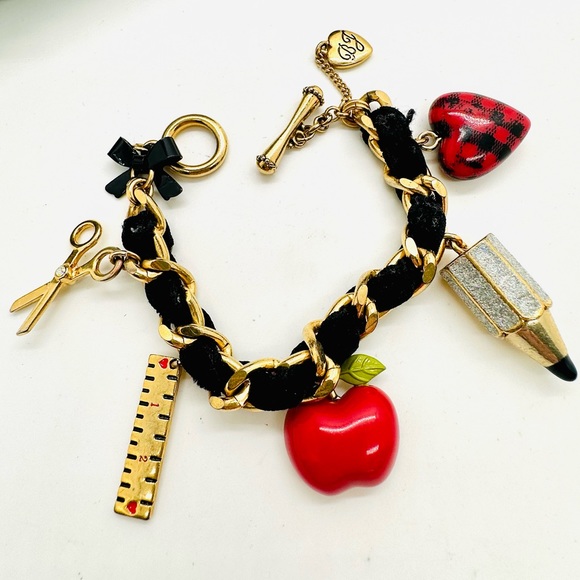 Betsey Johnson School Teacher Charm Bracelet - Picture 6 of 8